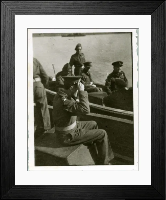 Framed Print : British Army Royal Engineers building The Freeman Bridge Framed Print : British Army Royal Engineers building The Freeman Bridge