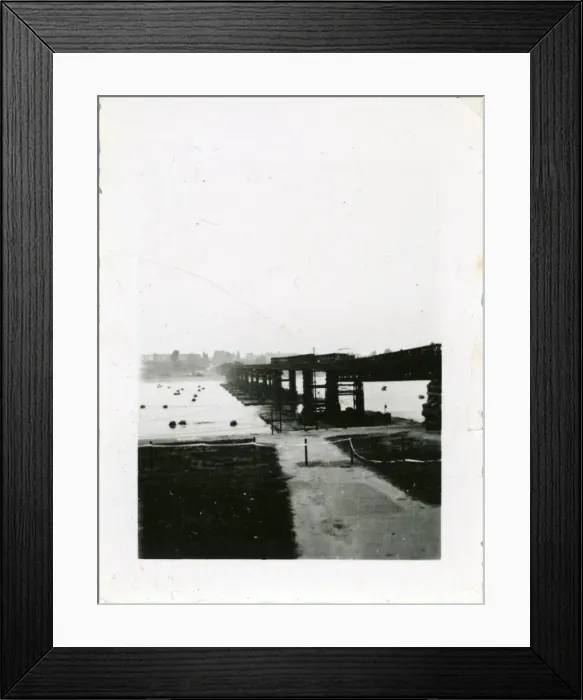 Framed Print : British Army Royal Engineers building The Freeman Bridge Framed Print : British Army Royal Engineers building The Freeman Bridge