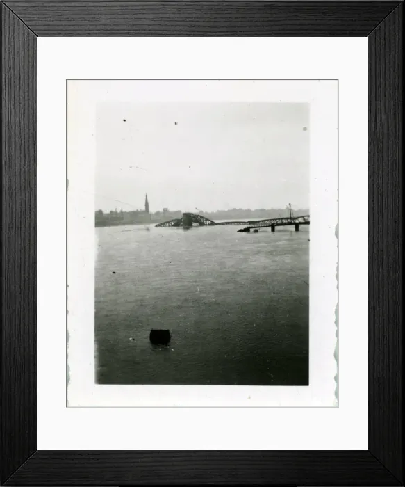 Framed Print : The Destroyed Oberkasseler Bridge - End of World War Two Framed Print : The Destroyed Oberkasseler Bridge - End of World War Two