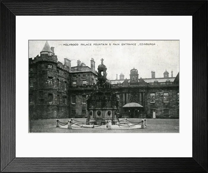 Framed Print : Fountain and Main Entrance Framed Print : Fountain and Main Entrance