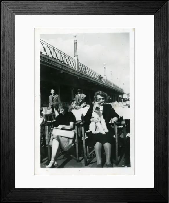 Framed Print : Ladies by The Promenade Framed Print : Ladies by The Promenade