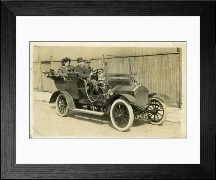 Framed Print : 1909 Colibri 8HP Tourer Vintage Car Framed Print : 1909 Colibri 8HP Tourer Vintage Car