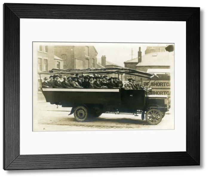Framed Print : Charabanc, Blackpool, Lancashire, England Framed Print : Charabanc, Blackpool, Lancashire, England