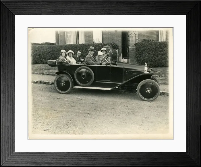 Framed Print : Singer Vintage Car Framed Print : Singer Vintage Car
