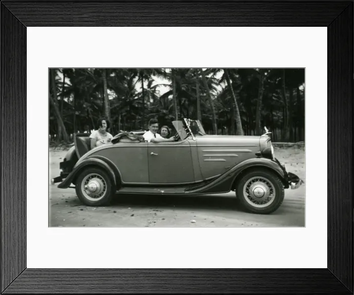 Framed Print : Chevrolet Vintage Car Framed Print : Chevrolet Vintage Car