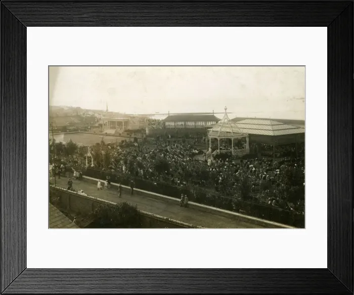 Framed Print : Bandstand at Seaside Framed Print : Bandstand at Seaside