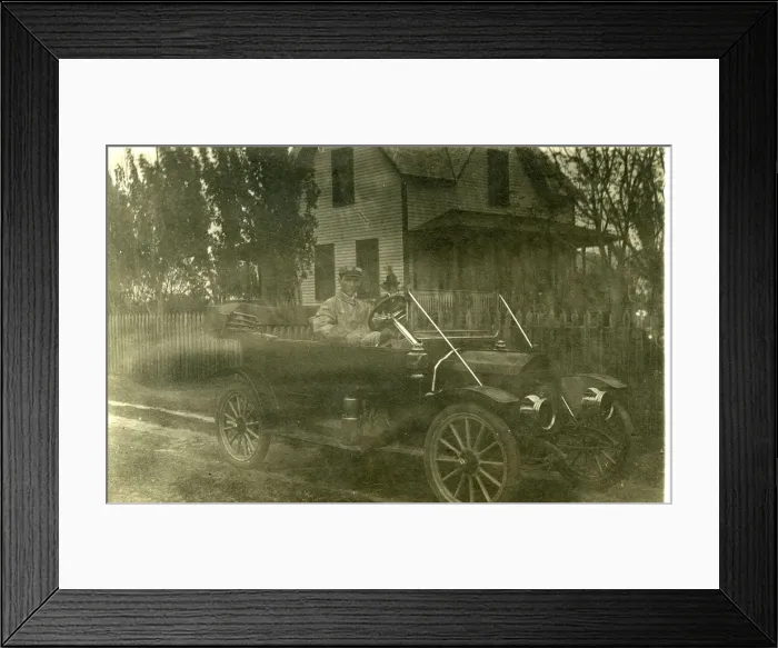 Framed Print : Flanders Vintage Car Framed Print : Flanders Vintage Car