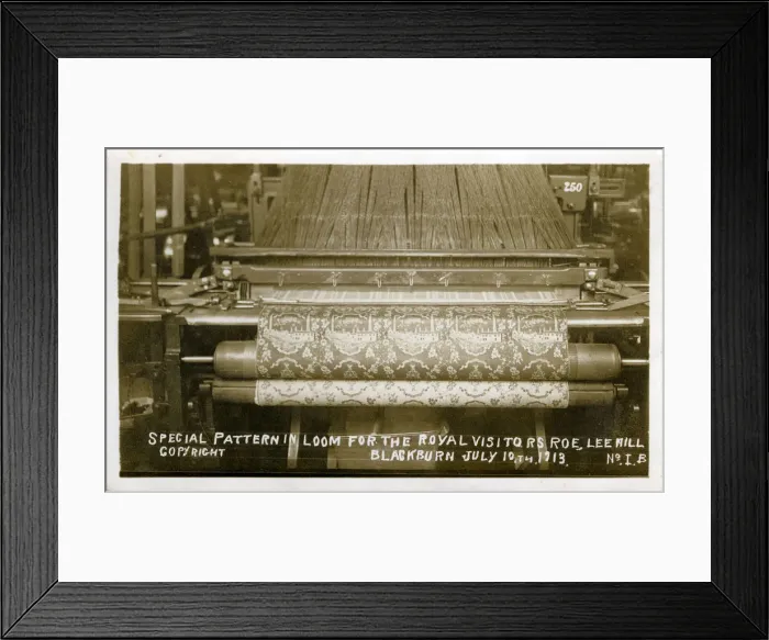 Framed Print : Cotton Clothmaking at Roe Lee Mill Framed Print : Cotton Clothmaking at Roe Lee Mill