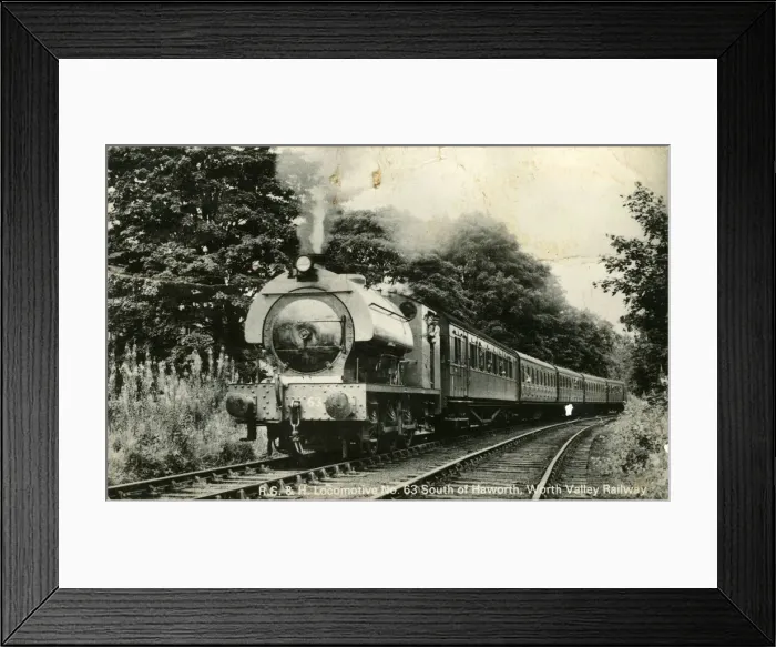 Framed Print : RS&H Locomotive No 63 Framed Print : RS&H Locomotive No 63