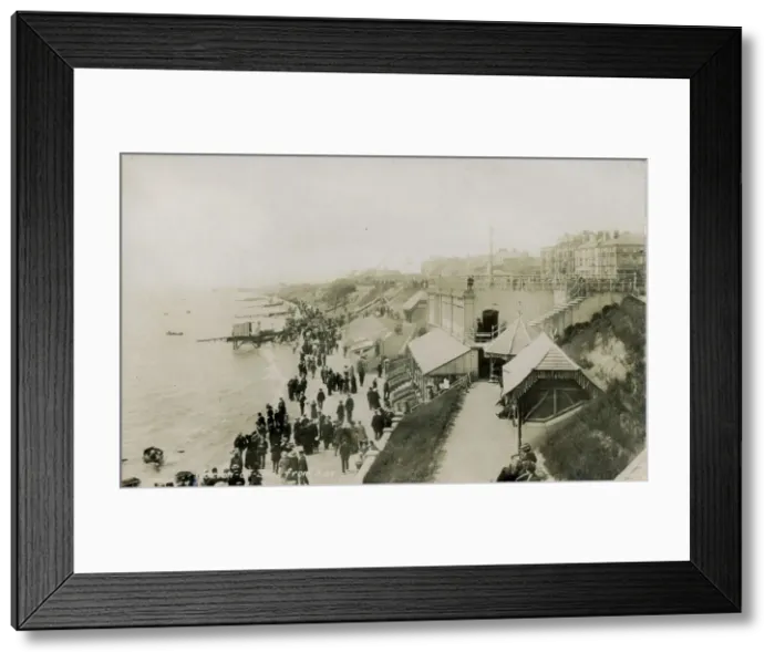 Framed Print : Clacton Beach and Promenade Framed Print : Clacton Beach and Promenade