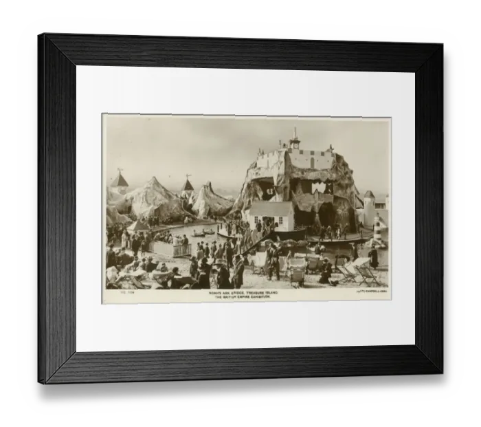 Framed Print : Noahs Ark Bridge ove to Treasure Island at The British Empire Exhibition, Wembley Park Framed Print : Noahs Ark Bridge ove to Treasure Island at The British Empire Exhibition, Wembley Park