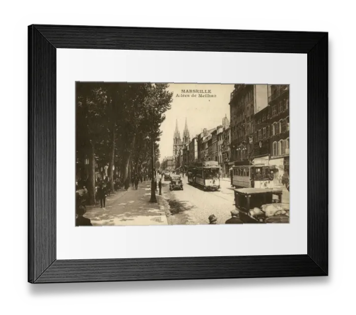 Framed Print : La Canebiere - the historic high street in the old quarter of Marseille Framed Print : La Canebiere - the historic high street in the old quarter of Marseille