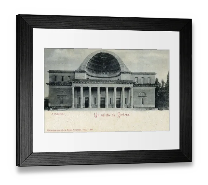 Framed Print : The Cisternoni of Livorno - a series of three large buildings in the neoclassical style Framed Print : The Cisternoni of Livorno - a series of three large buildings in the neoclassical style