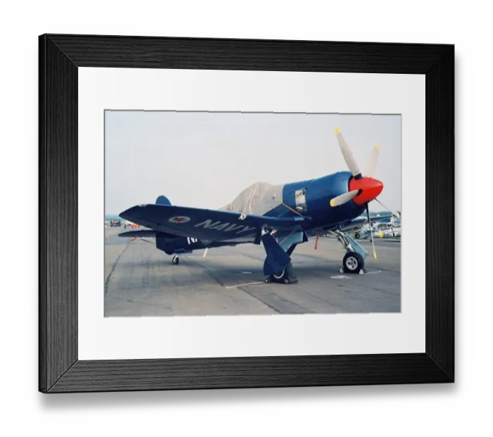 Framed Print : Sea Fury at North Weald Framed Print : Sea Fury at North Weald