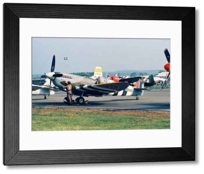 Framed Print : Spitfire at North Weald Framed Print : Spitfire at North Weald