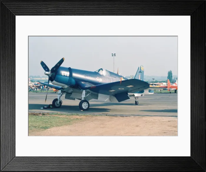 Framed Print : Corsair at North Weald Framed Print : Corsair at North Weald