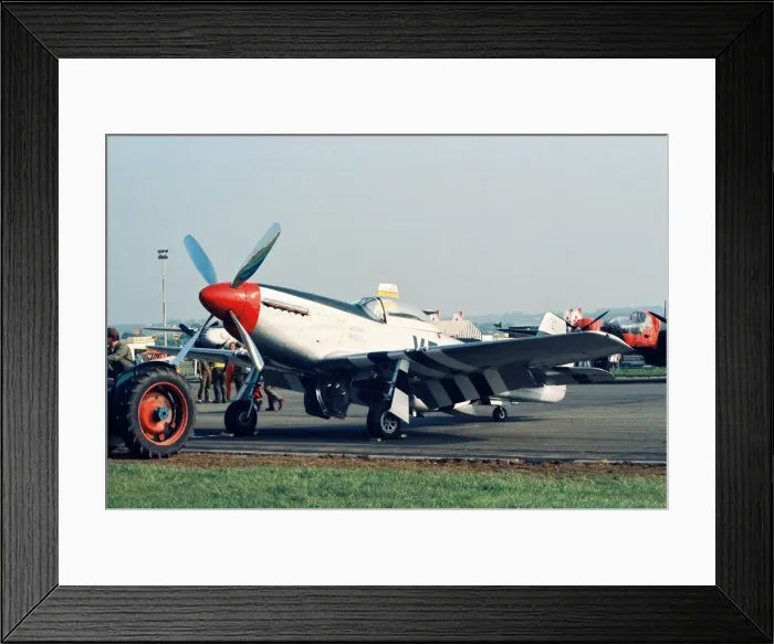 Framed Print : Mustang at North Weald