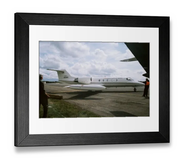 Framed Print : Learjet C-21A at Fairford Framed Print : Learjet C-21A at Fairford