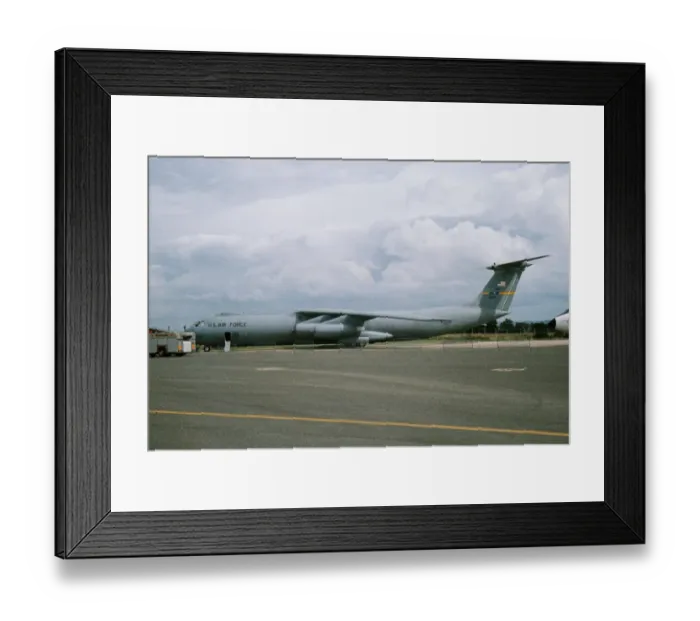 Framed Print : Starlifter at Fairford Framed Print : Starlifter at Fairford