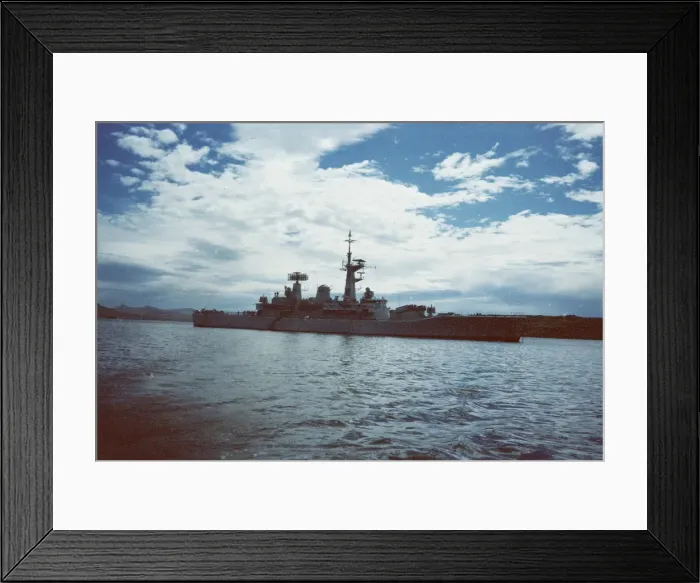 Framed Print : HMS Minerva at Stanley harbour Framed Print : HMS Minerva at Stanley harbour