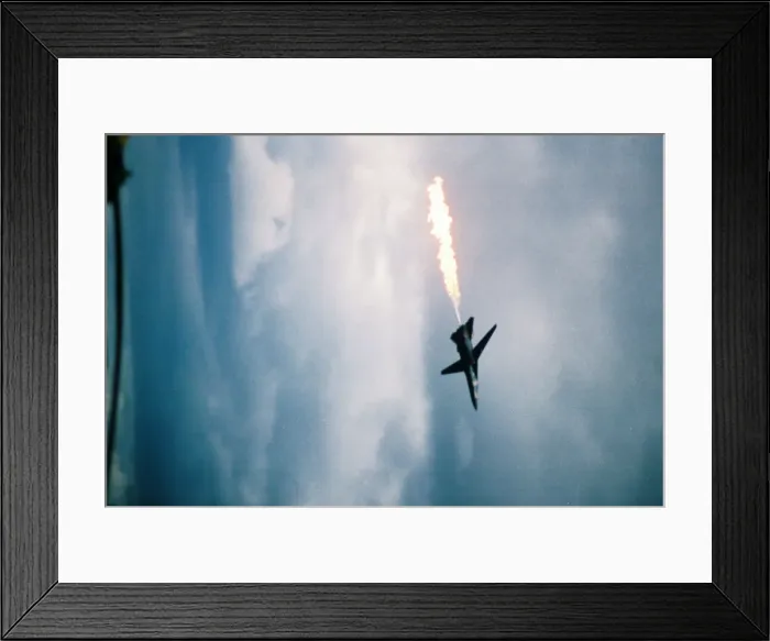 Framed Print : F-111 flamethrowing Framed Print : F-111 flamethrowing
