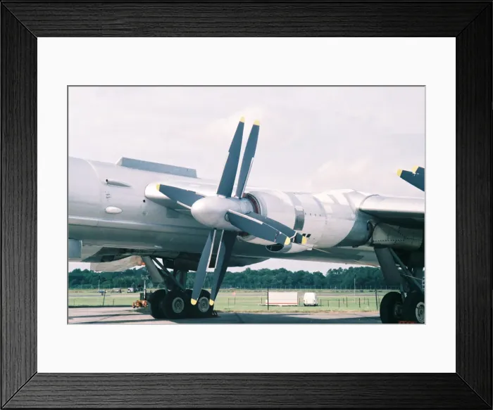 Framed Print : Tu-95MS at Fairford Framed Print : Tu-95MS at Fairford