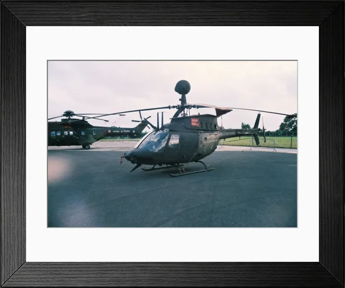 Framed Print : Kiowa at Fairford Framed Print : Kiowa at Fairford