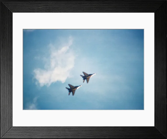 Framed Print : MiG 29s at Fairford Framed Print : MiG 29s at Fairford