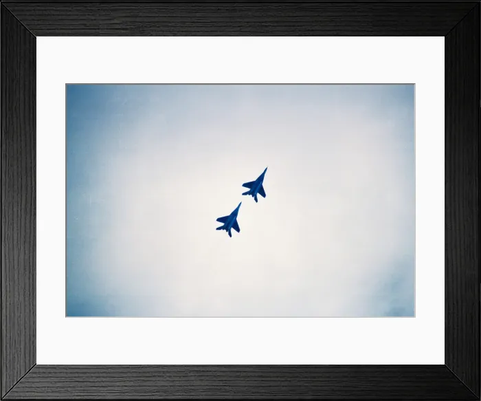 Framed Print : MiG 29s at Fairford Framed Print : MiG 29s at Fairford