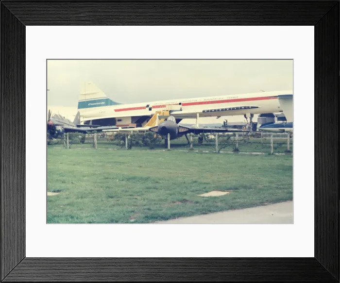 Framed Print : Sea Vixen at Yeovilton Framed Print : Sea Vixen at Yeovilton