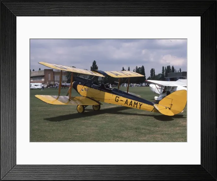 Framed Print : DH. 60 Moth - G-aMY - Cranfield Framed Print : DH. 60 Moth - G-aMY - Cranfield