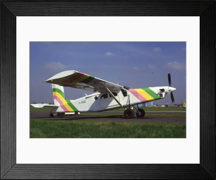 Framed Print : PC-6 Turbo-Porter C-GXIJ Framed Print : PC-6 Turbo-Porter C-GXIJ