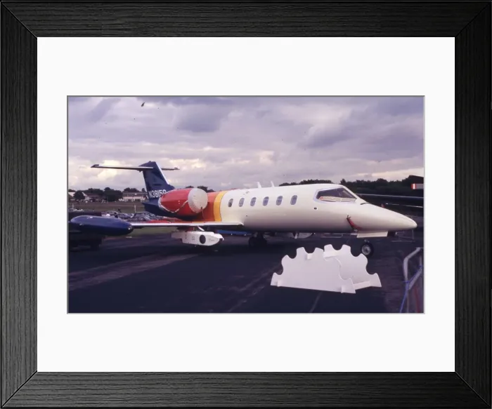 Framed Print : Learjet 35 target-tug - N3815 Framed Print : Learjet 35 target-tug - N3815