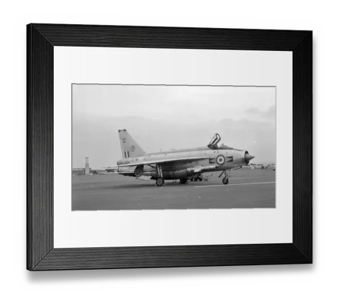 Framed Print : RAF Lightning F Mk. 6 - RAF Leuchars Framed Print : RAF Lightning F Mk. 6 - RAF Leuchars