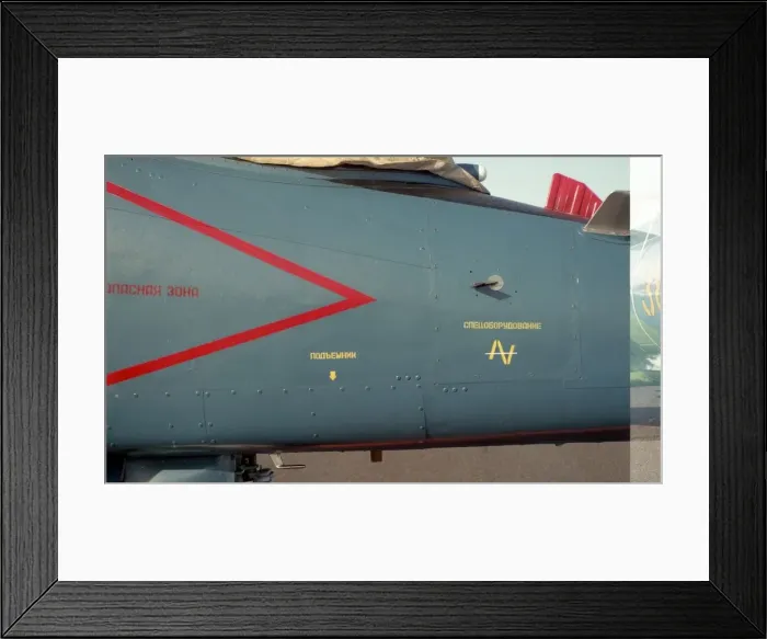 Framed Print : Farnborough 92 - Yak-38M - Yellow 38 Framed Print : Farnborough 92 - Yak-38M - Yellow 38