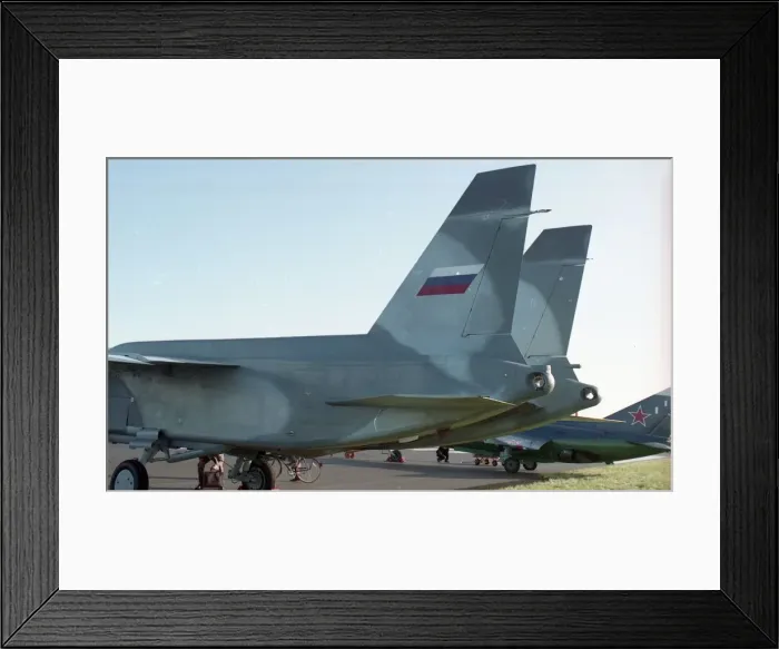 Framed Print : Farnborough 92 - Yak-141 - White 141 Framed Print : Farnborough 92 - Yak-141 - White 141