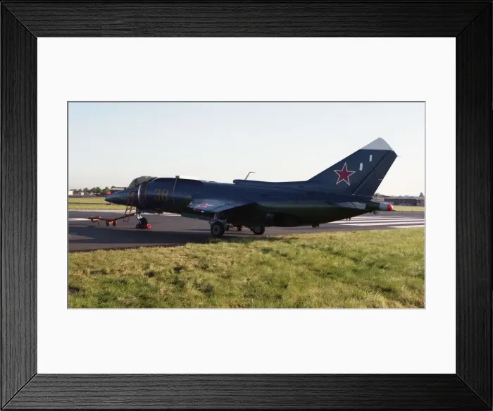 Framed Print : Farnborough 92 - Yak-38M - Yellow 38 Framed Print : Farnborough 92 - Yak-38M - Yellow 38