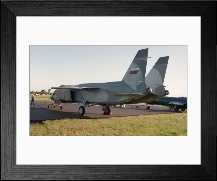 Framed Print : Farnborough 92 - Yak-141 - White 141 Framed Print : Farnborough 92 - Yak-141 - White 141