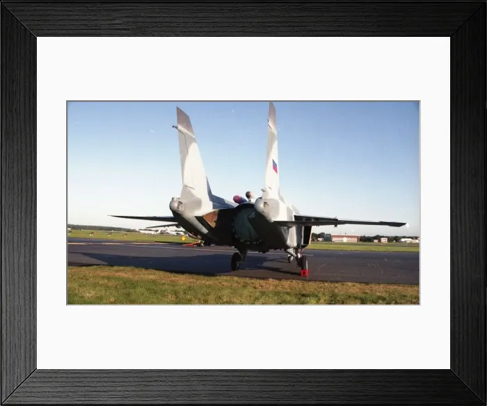 Framed Print : Farnborough 92 - Yak-141 - White 141 Framed Print : Farnborough 92 - Yak-141 - White 141
