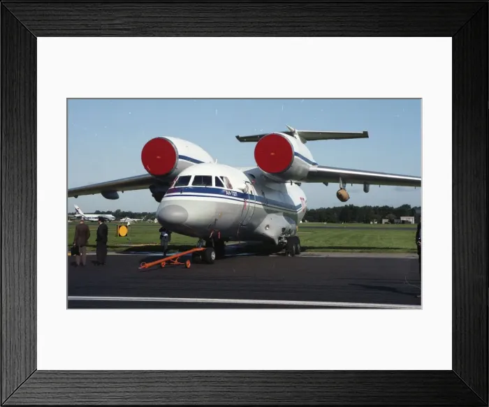 Framed Print : Farnborough 92 - An-72P - Red 07 Framed Print : Farnborough 92 - An-72P - Red 07