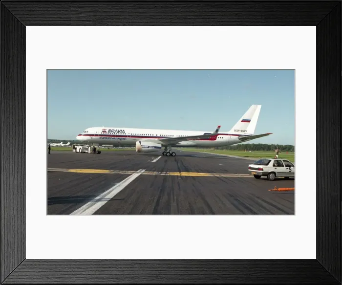 Framed Print : Farnborough 92 - Tu-204 - CCCP-64006 Framed Print : Farnborough 92 - Tu-204 - CCCP-64006