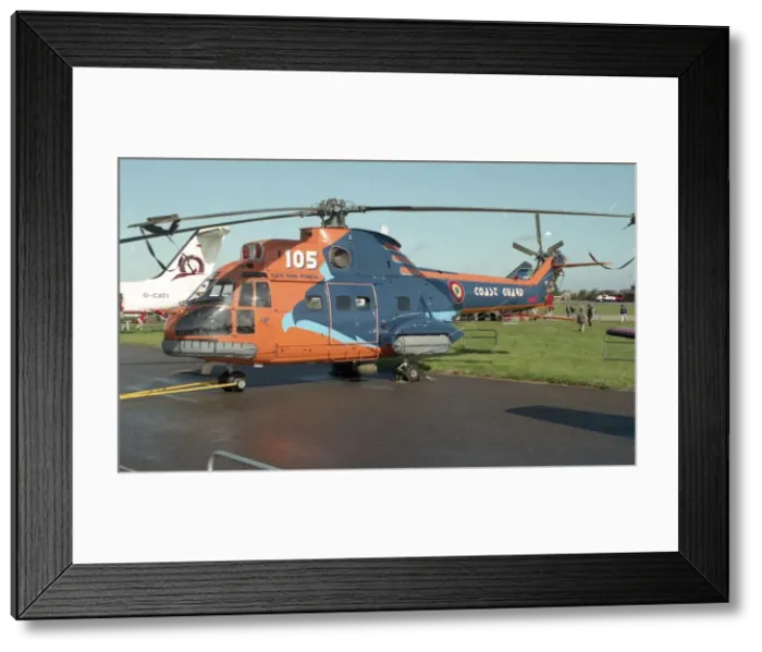 Framed Print : Farnborough 92 - IAR-330L Puma 105 Framed Print : Farnborough 92 - IAR-330L Puma 105
