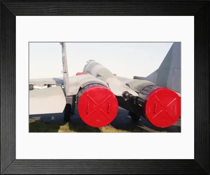 Framed Print : Farnborough 92 - MiG-29S Blue 407 Framed Print : Farnborough 92 - MiG-29S Blue 407