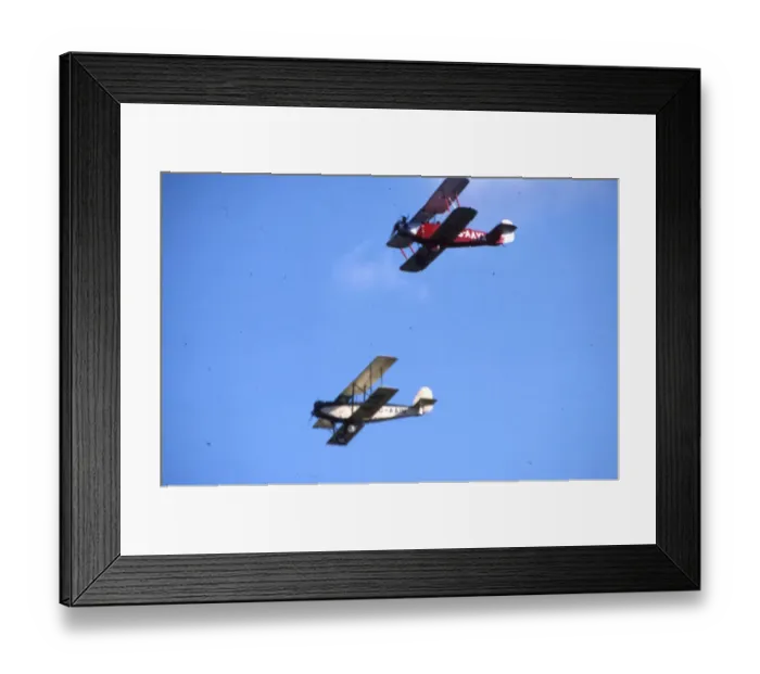 Framed Print : Parnall Elf - G-aIN and Southern Martlet - G-aYX Framed Print : Parnall Elf - G-aIN and Southern Martlet - G-aYX