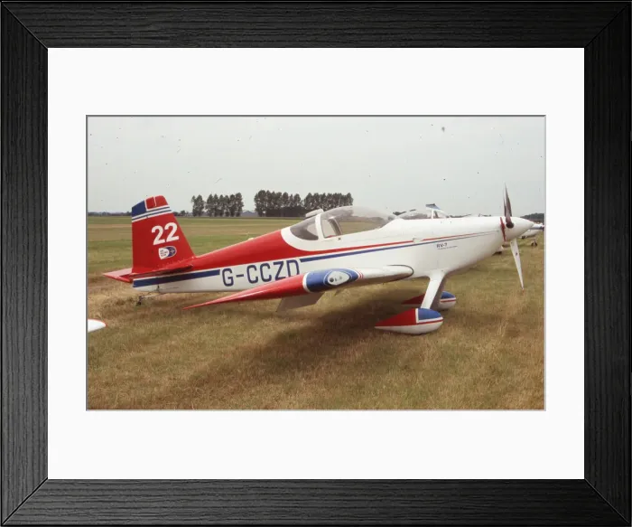 Framed Print : Vans RV-7 - G-CCZD Framed Print : Vans RV-7 - G-CCZD