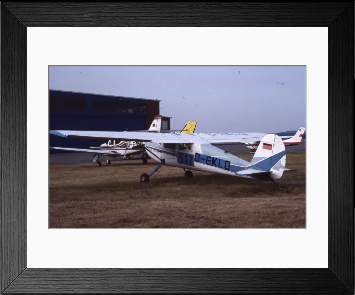 Framed Print : Cessna 140A - D-EKLO Framed Print : Cessna 140A - D-EKLO