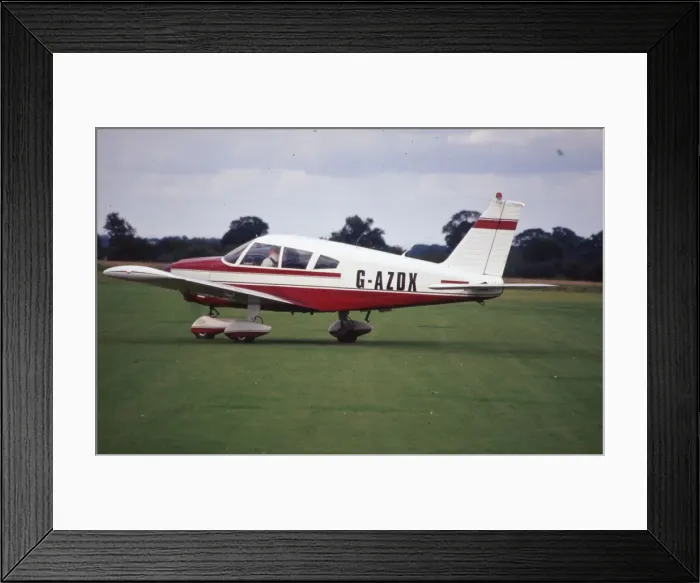 Framed Print : PIPER PA-28-180 - G-AZDX Framed Print : PIPER PA-28-180 - G-AZDX