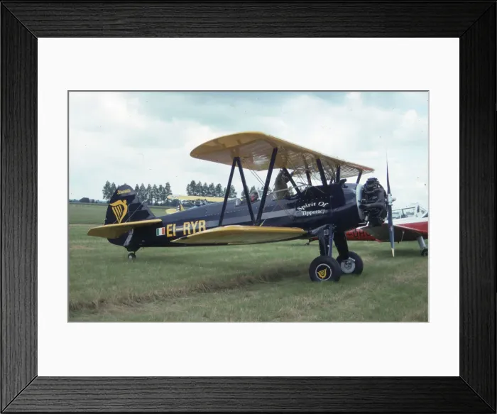 Framed Print : Stearman 75 - EI-RYB Framed Print : Stearman 75 - EI-RYB