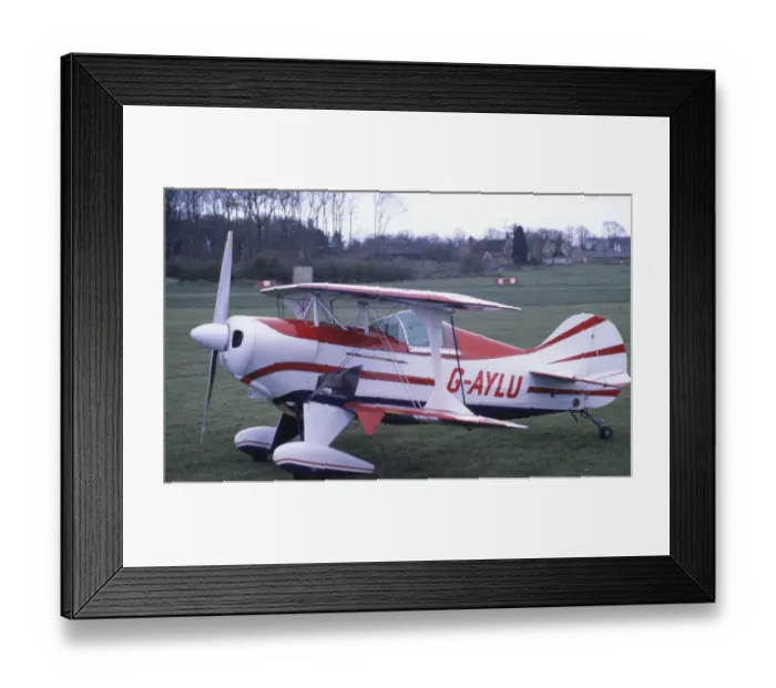 Framed Print : Pitts S-1D - G-AYLU Framed Print : Pitts S-1D - G-AYLU