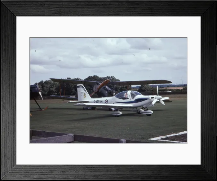 Framed Print : Grob Tutor - G-BYUA Framed Print : Grob Tutor - G-BYUA
